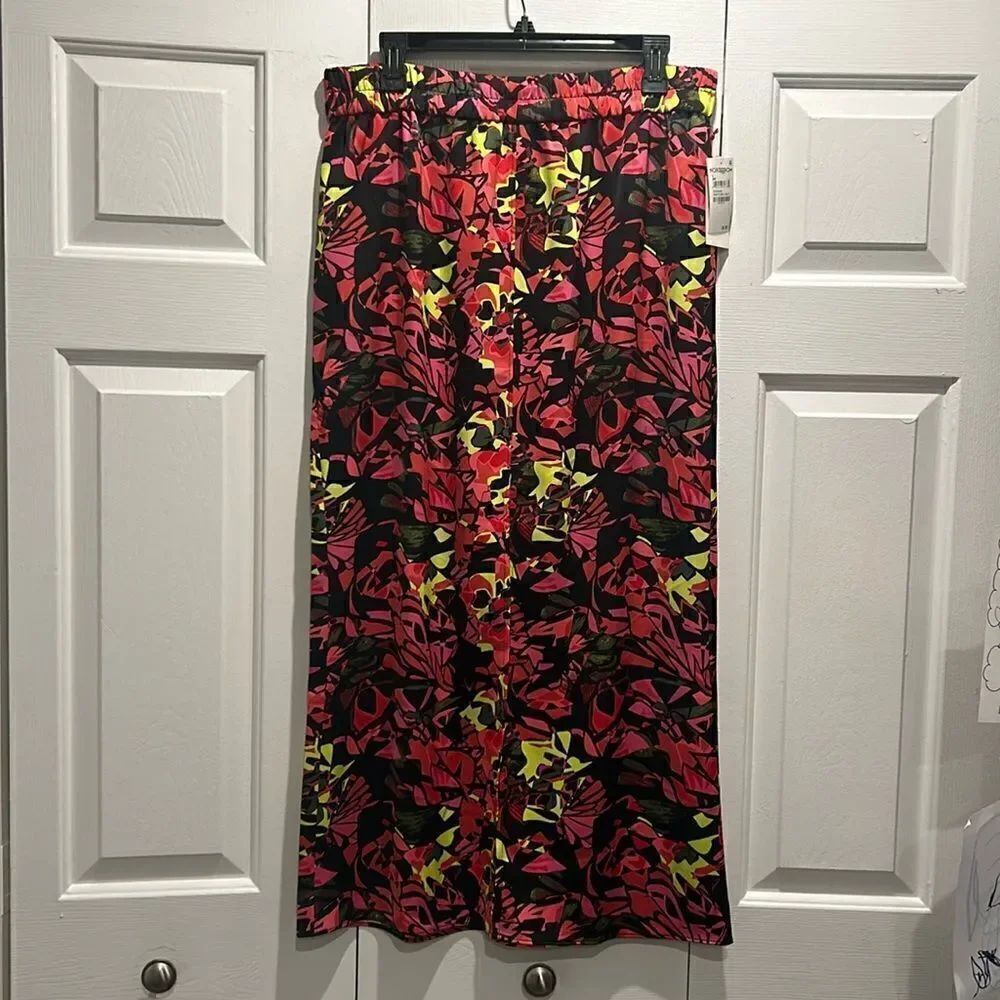 NWTβOpenβEditβPinkβFloralβMaxiβSkirt,βSizeβLarge